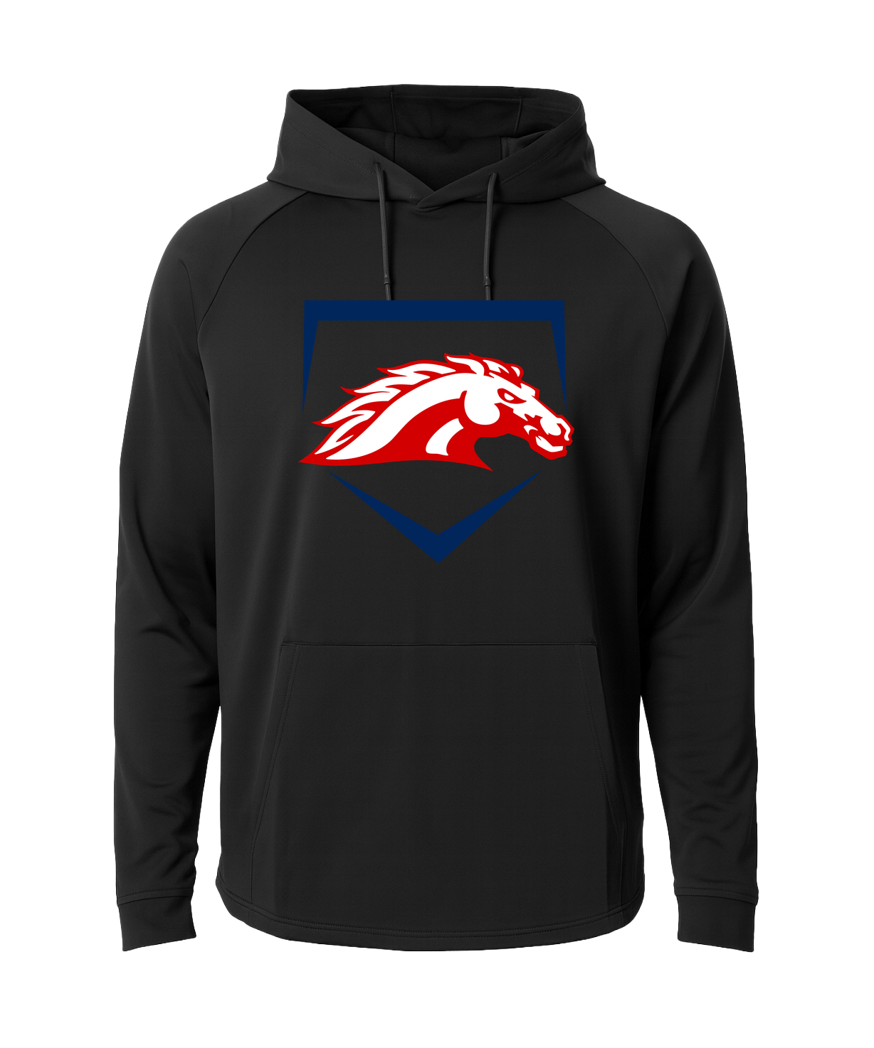 Morrison Baseball - Black Hoodie - Full Front