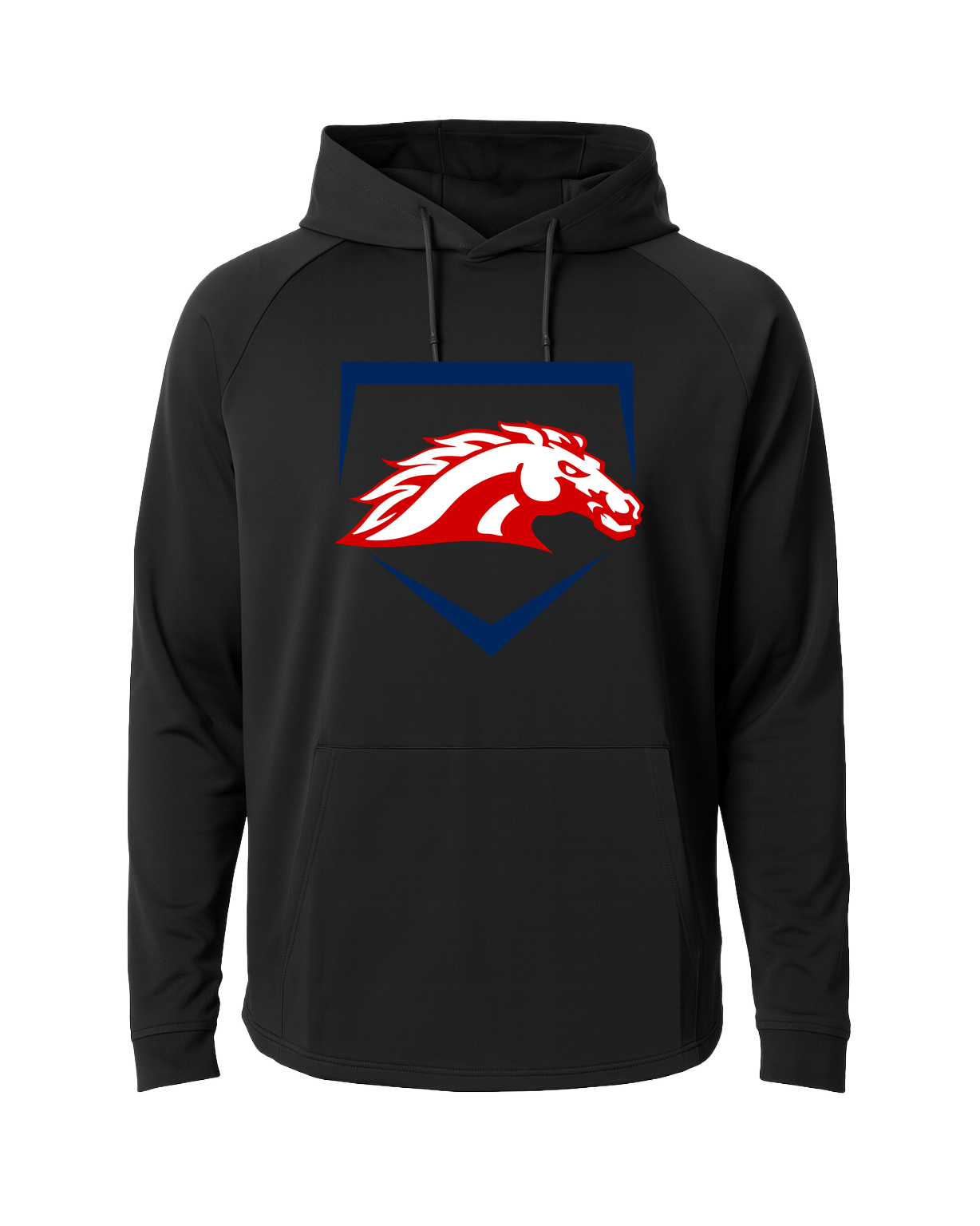 Morrison Baseball - Black Hoodie - Full Front
