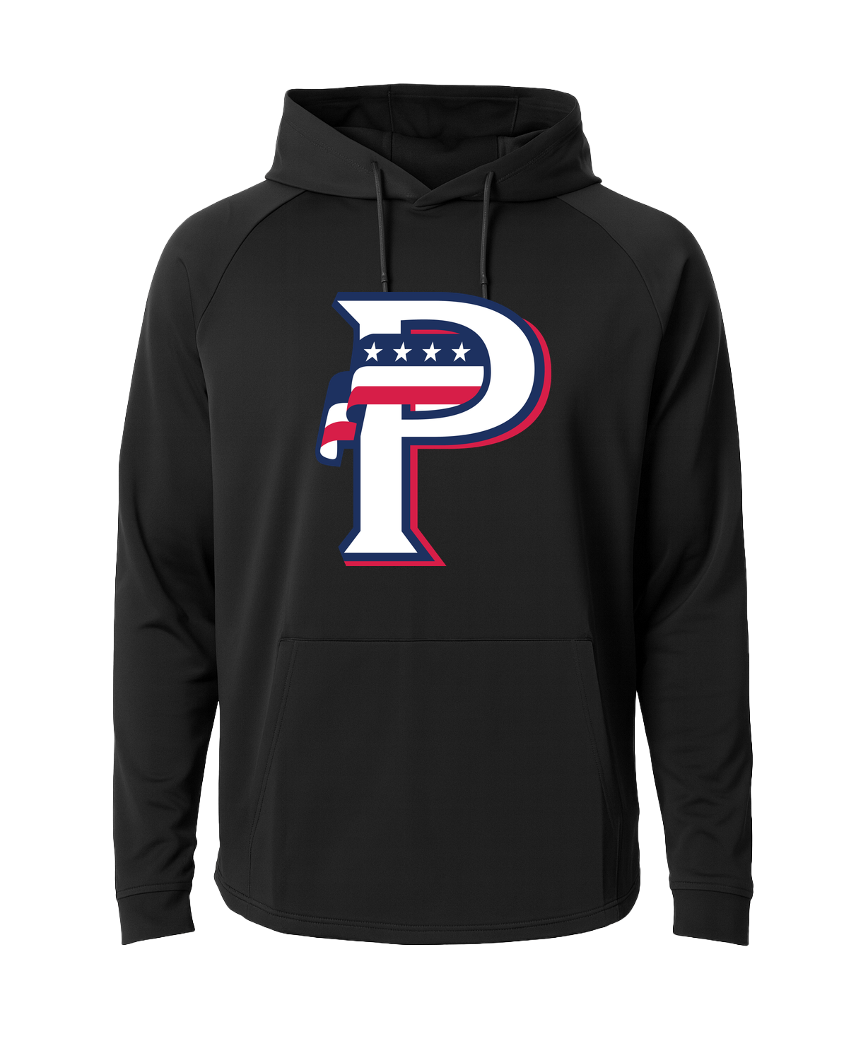USA BASEBALL - Black Hoodie - Full Front