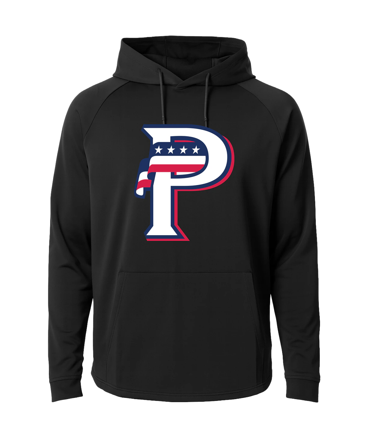 USA BASEBALL - Black Hoodie - Full Front