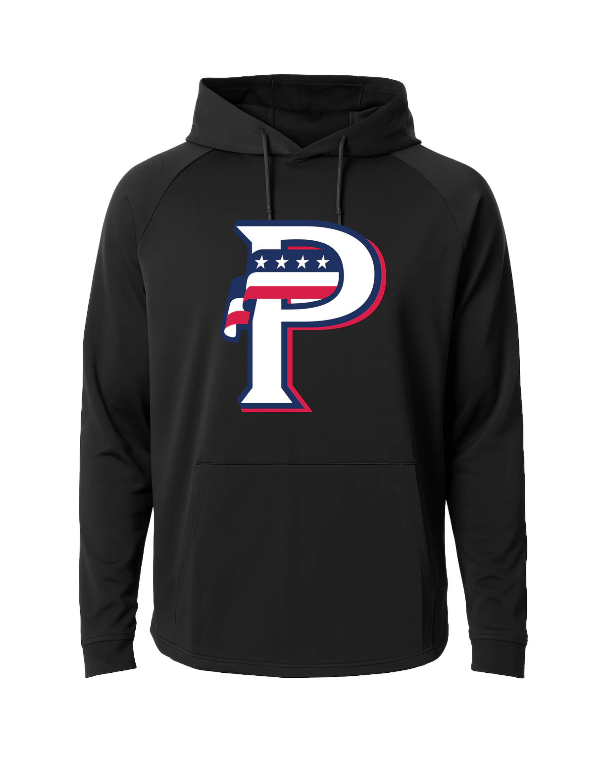 USA BASEBALL - Black Hoodie - Full Front