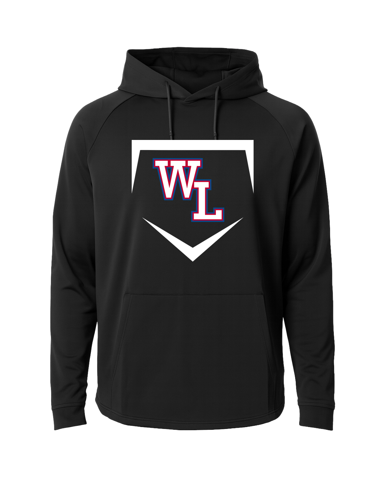 Wisconsin Lutheran Baseball - Black Hoodie - Full Front
