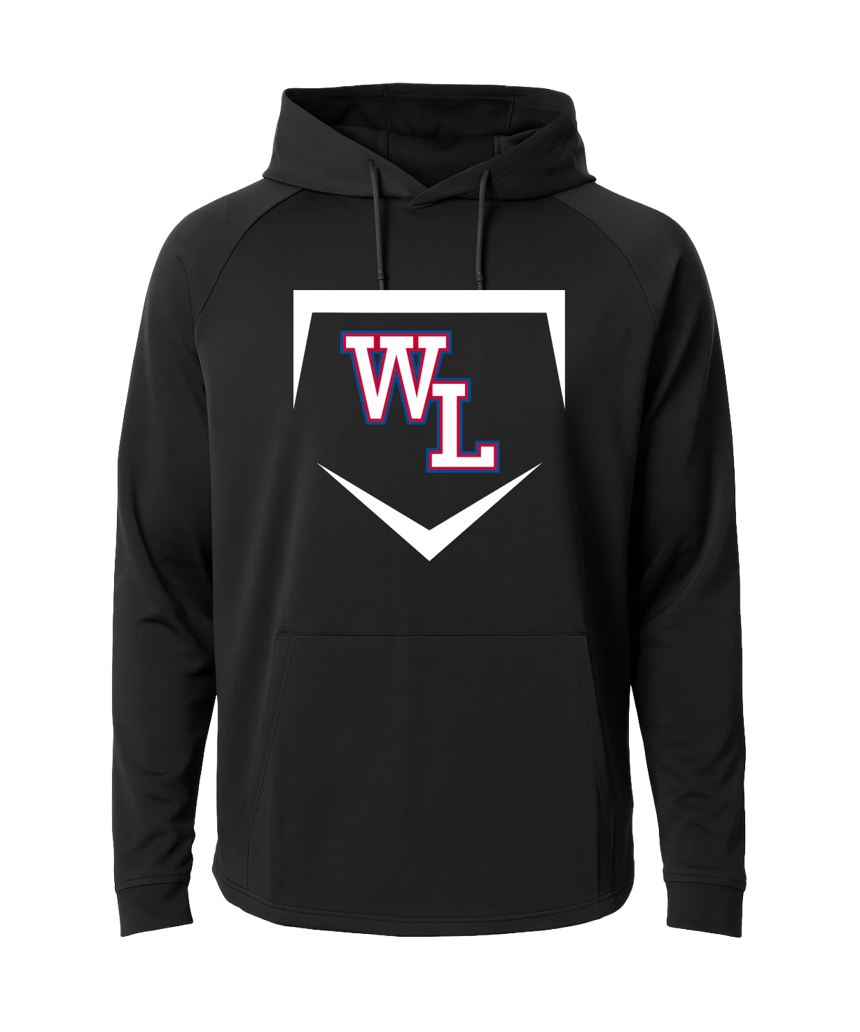 Wisconsin Lutheran Baseball - Black Hoodie - Full Front