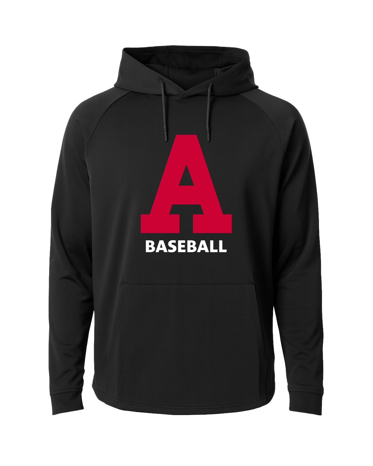 Austin Baseball - Black Hoodie - Full Front