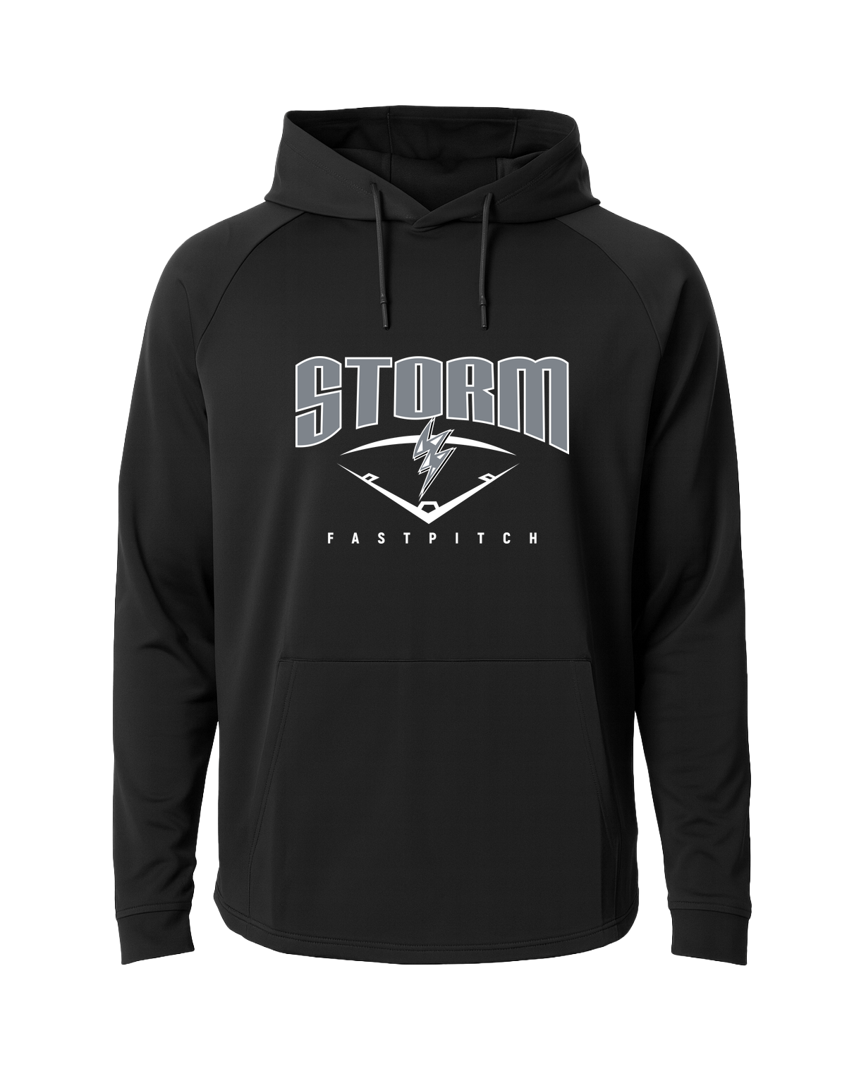 BW Softball - Black Hoodie - Full Front