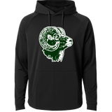 Roseau Baseball and Softball - Black Hoodie - Full Front