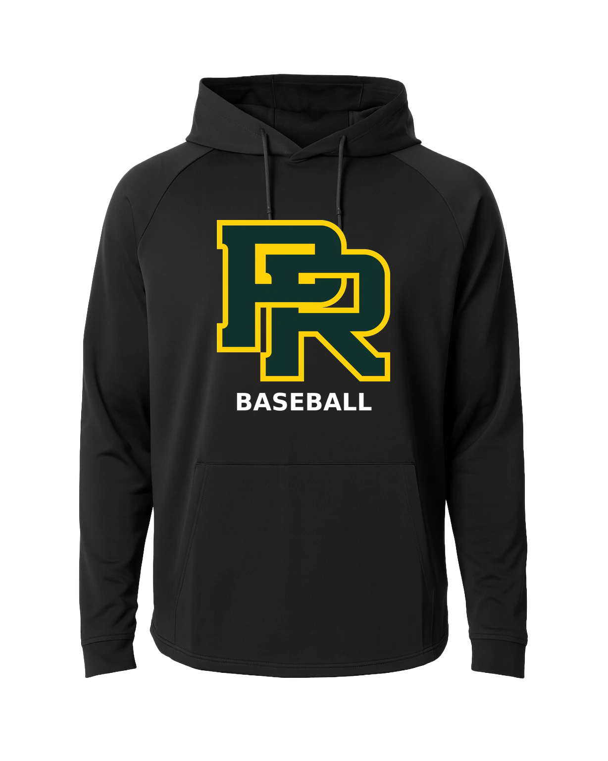Proctor Baseball - Black Hoodie - Full Front