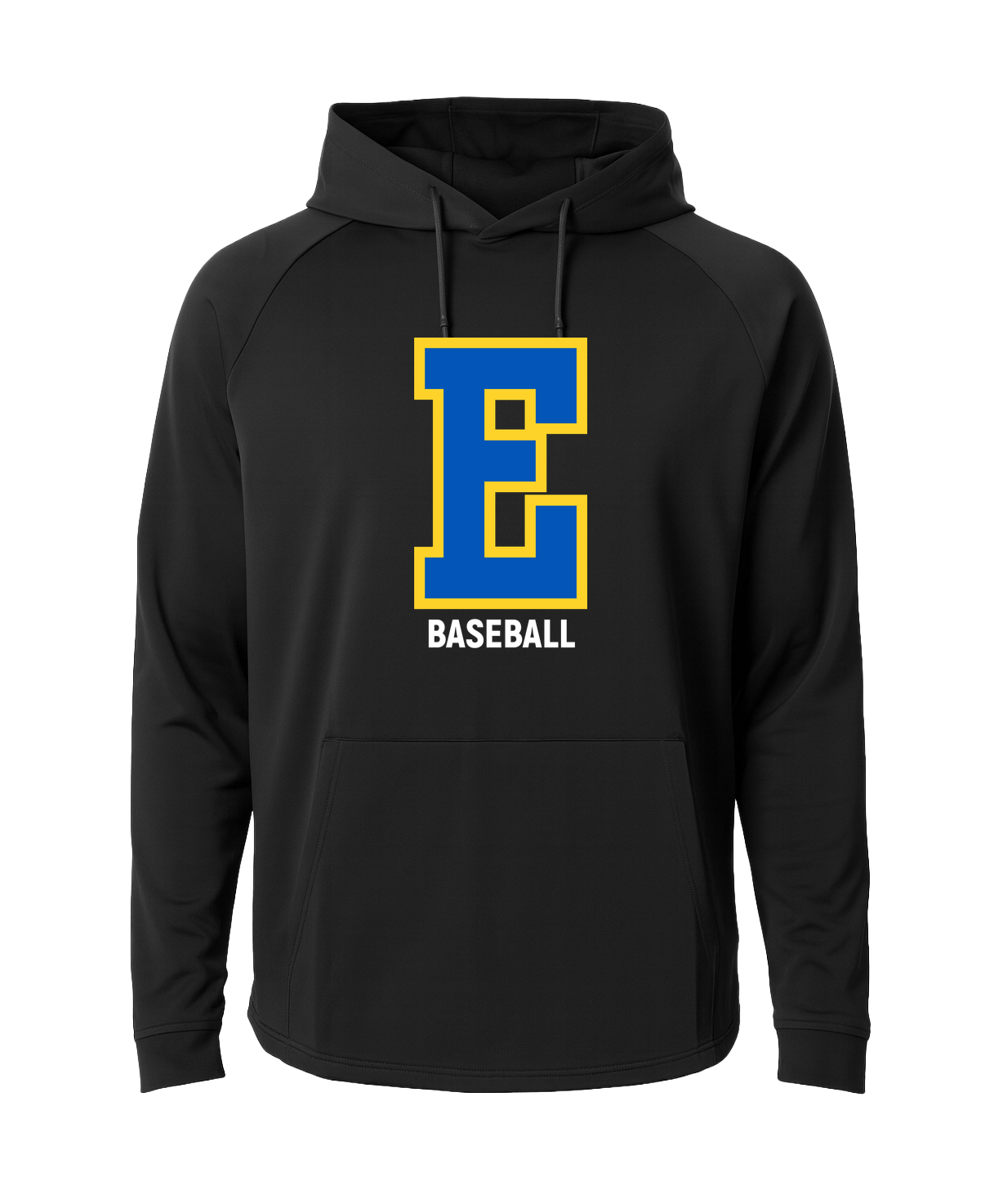 Esko Baseball - Black Hoodie - Full Front