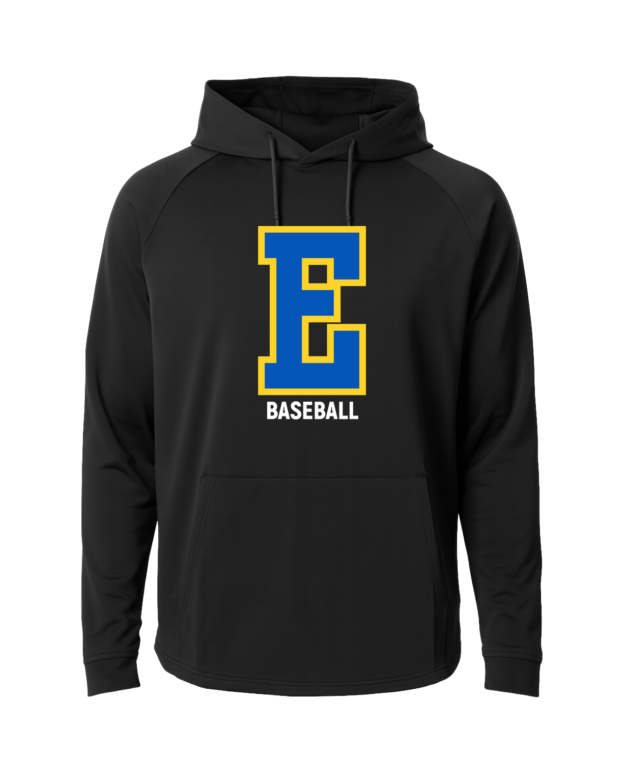 Esko Baseball - Black Hoodie - Full Front