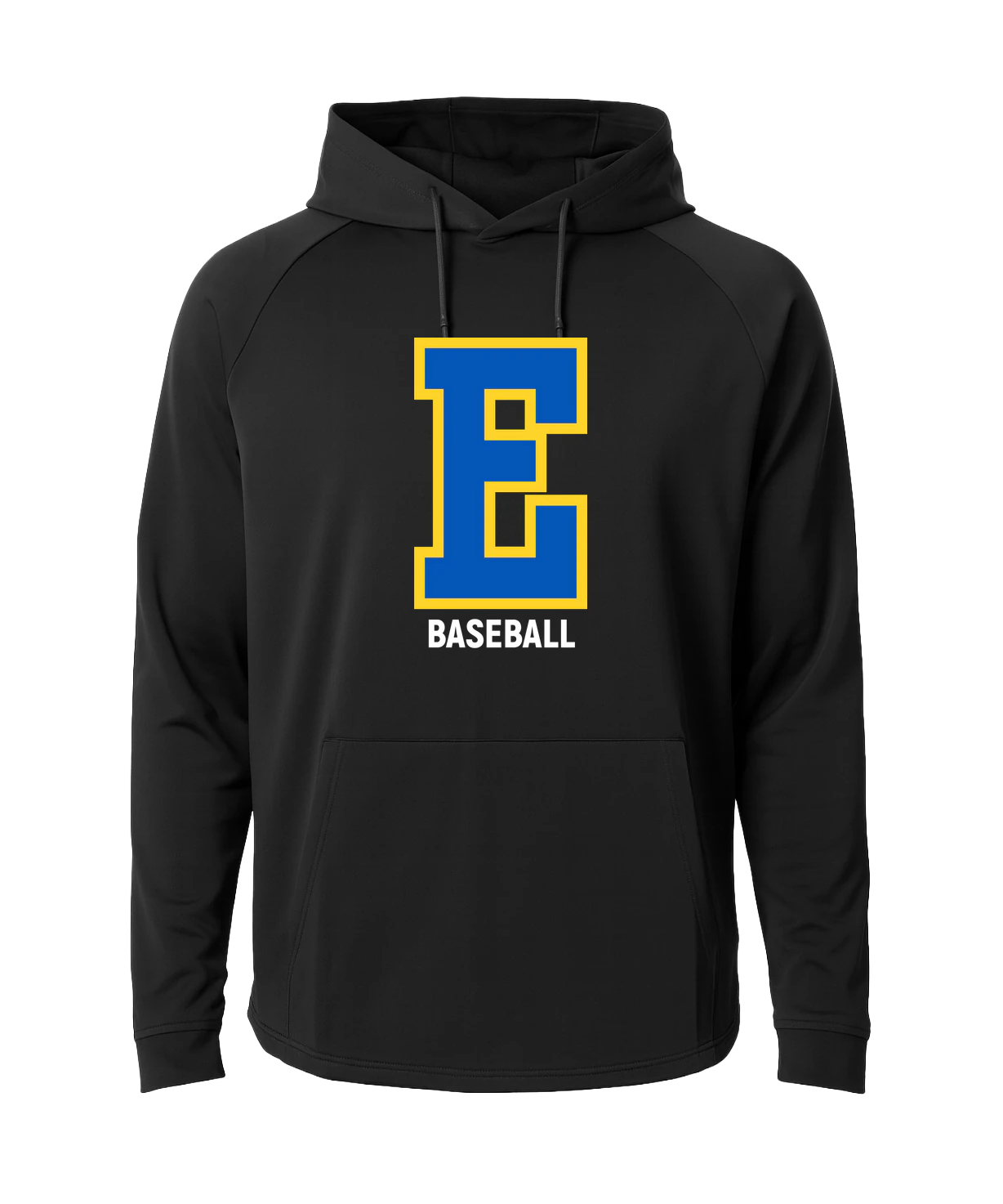 Esko Baseball - Black Hoodie - Full Front