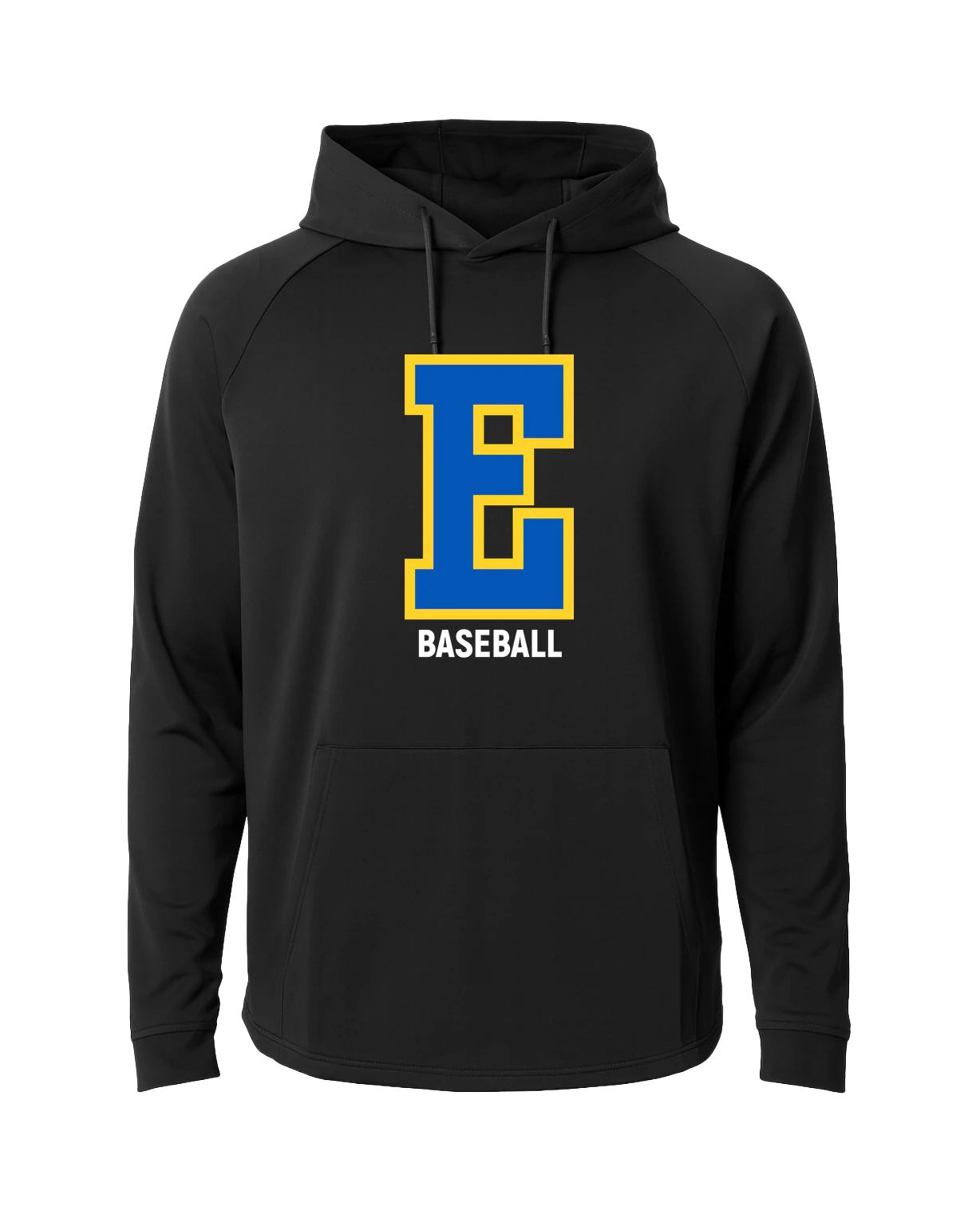 Esko Baseball - Black Hoodie - Full Front