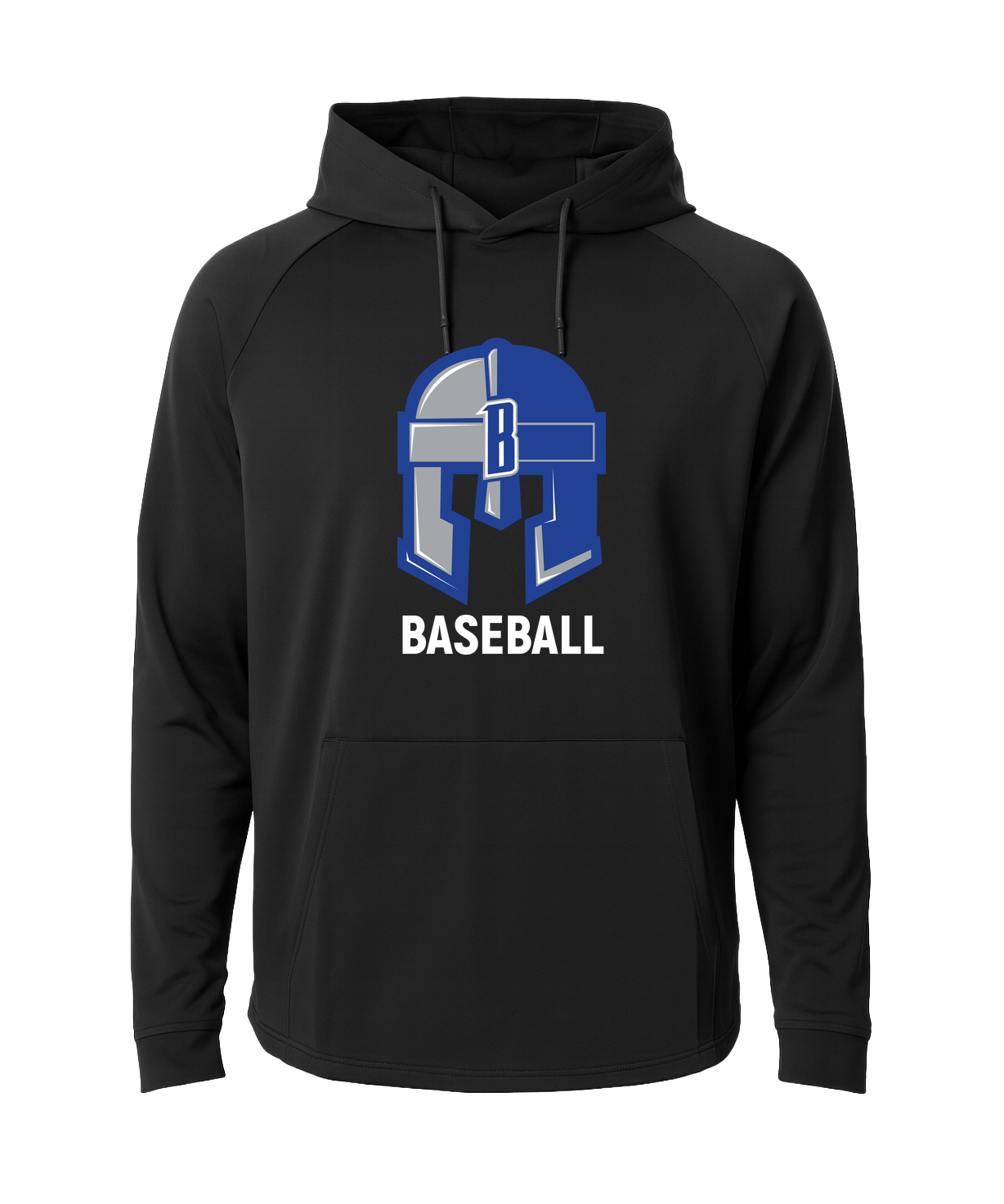 Brainerd Baseball - Black Hoodie - Full Front