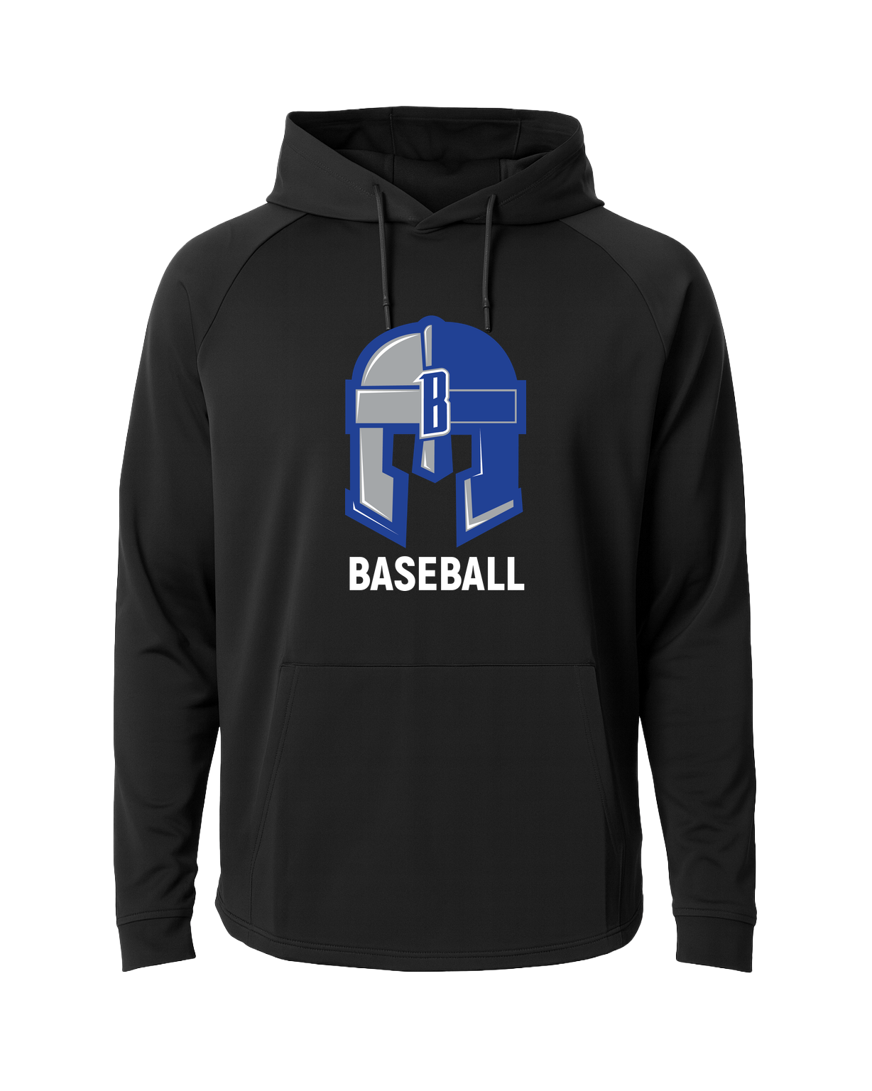 Brainerd Baseball - Black Hoodie - Full Front