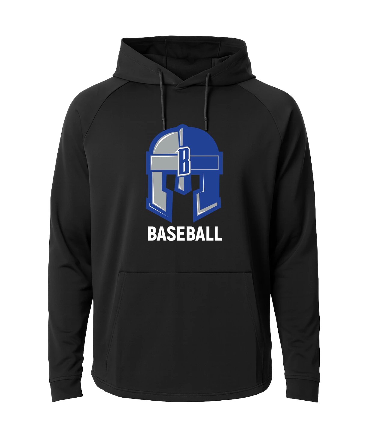 Brainerd Baseball - Black Hoodie - Full Front
