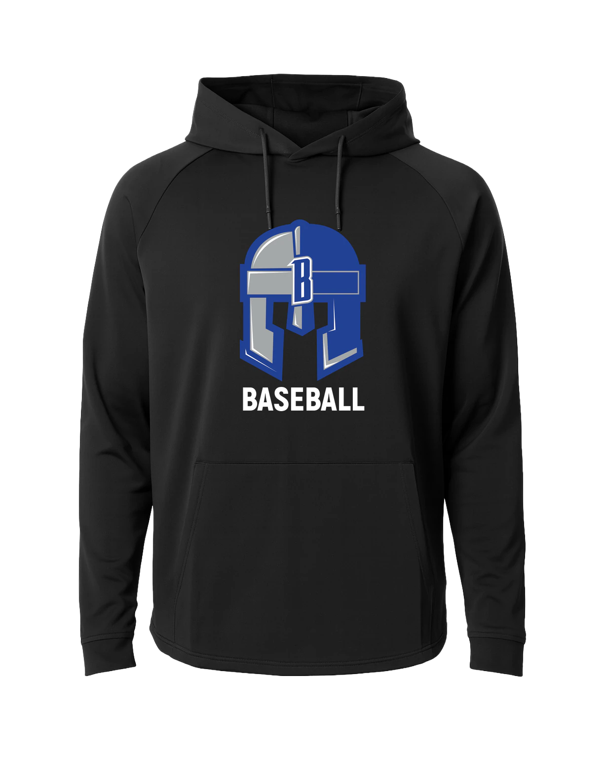 Brainerd Baseball - Black Hoodie - Full Front