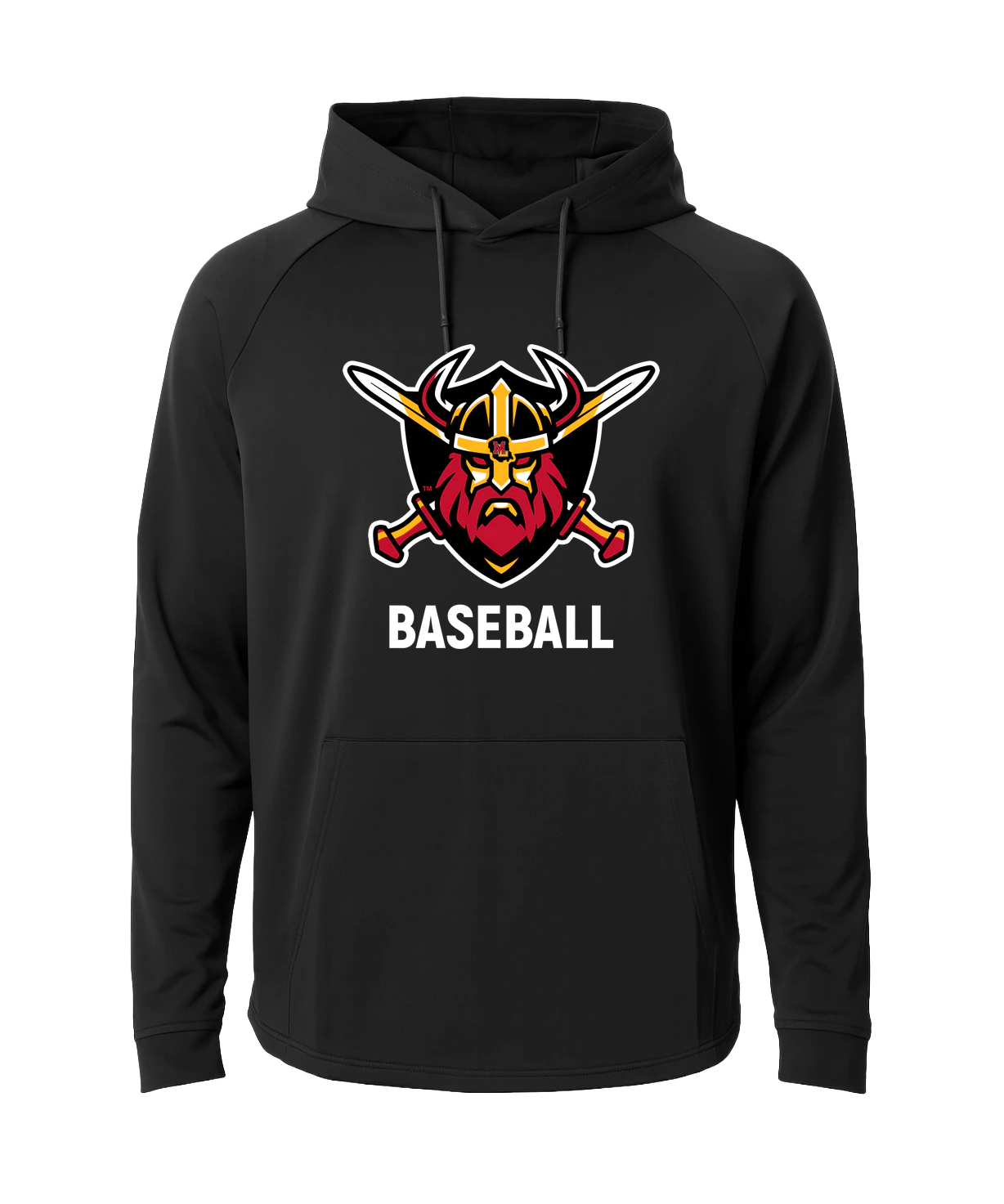 Mille Lacs Baseball - Black Hoodie - Full Front