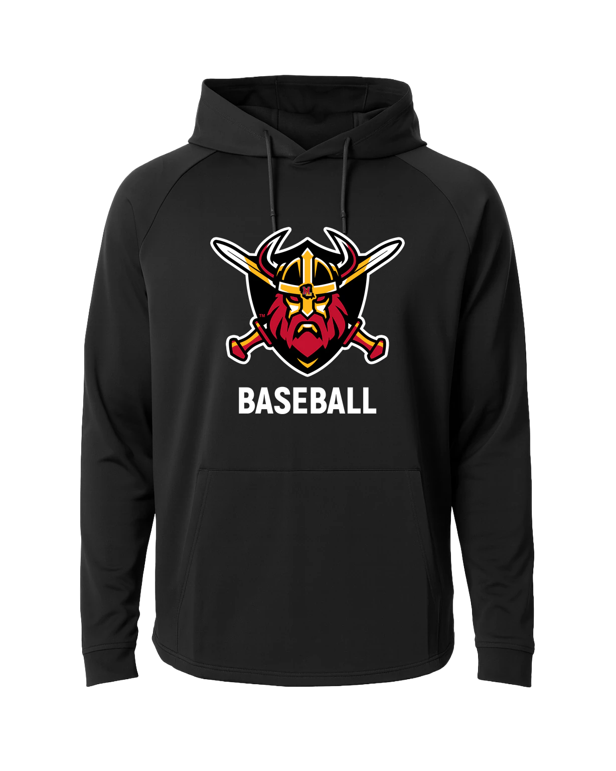 Mille Lacs Baseball - Black Hoodie - Full Front