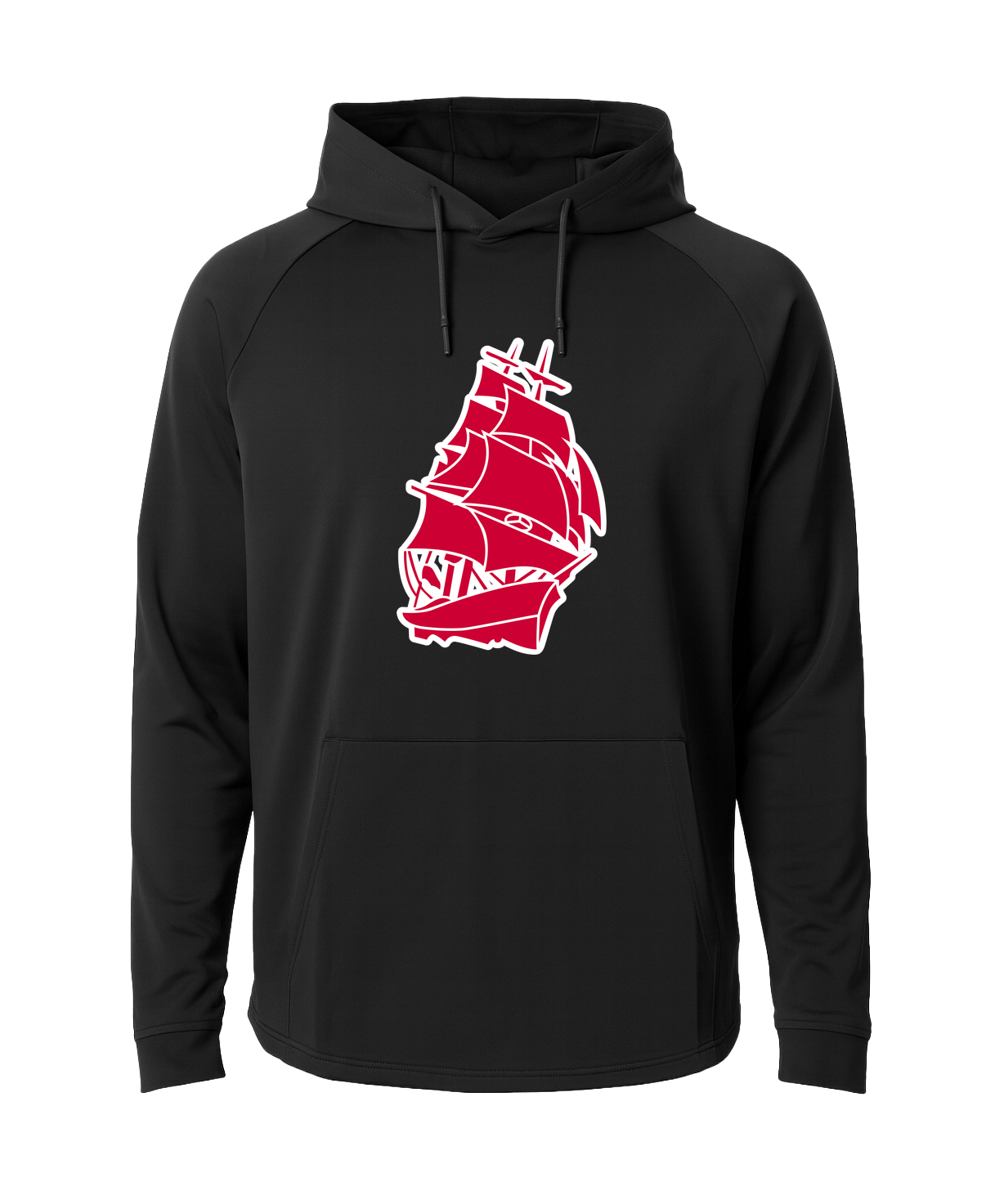 Amboy Softball - Black Hoodie - Full Front