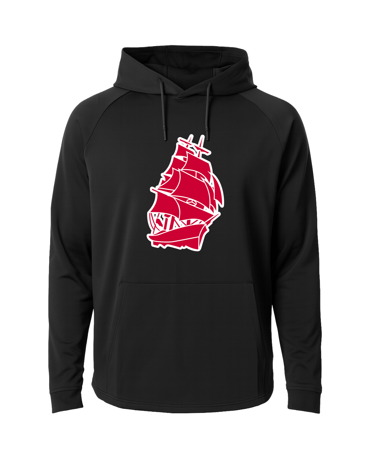 Amboy Softball - Black Hoodie - Full Front