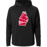 Amboy Softball - Black Hoodie - Full Front