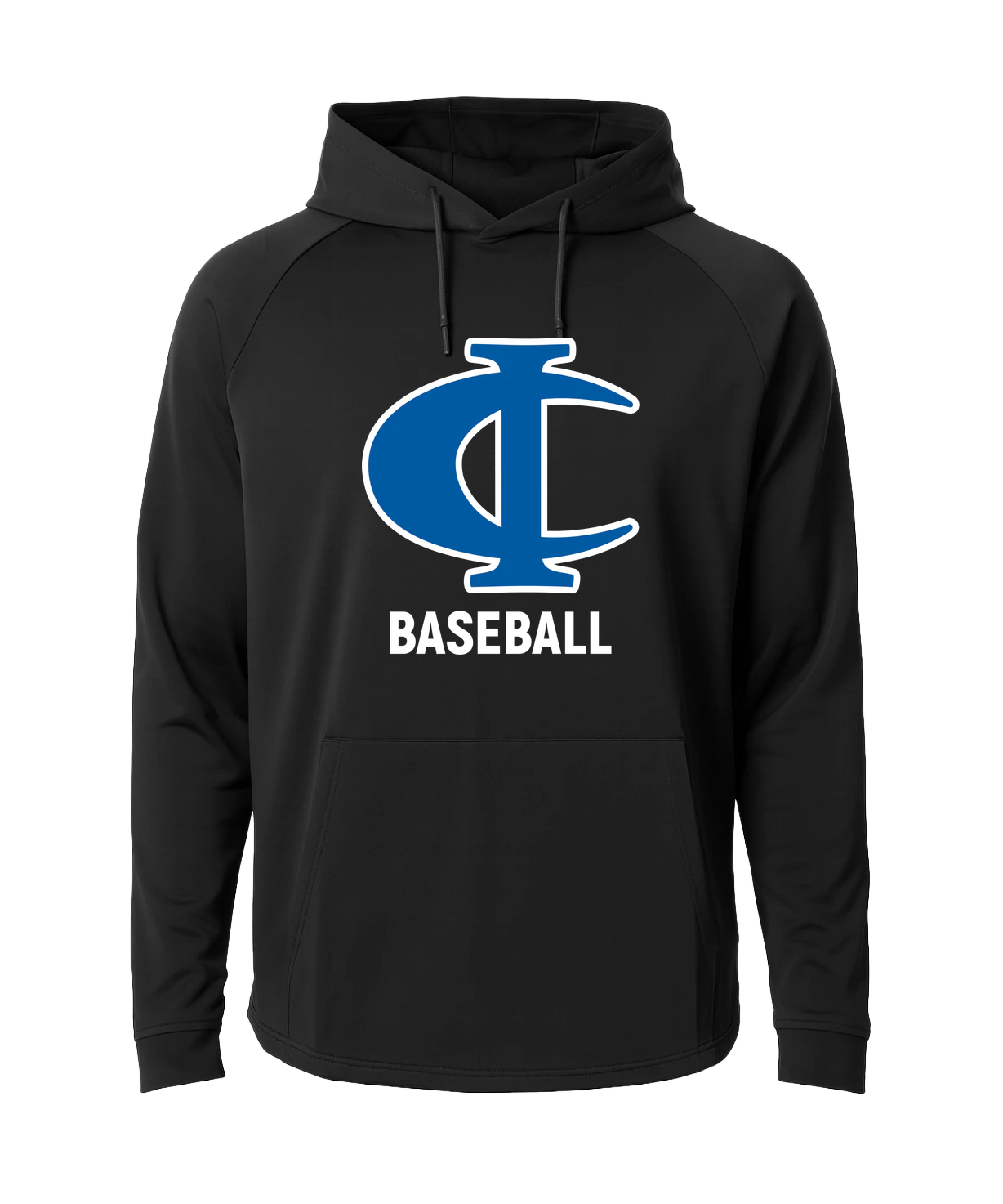 Cambridge Isanti Baseball - Black Hoodie - Full Front