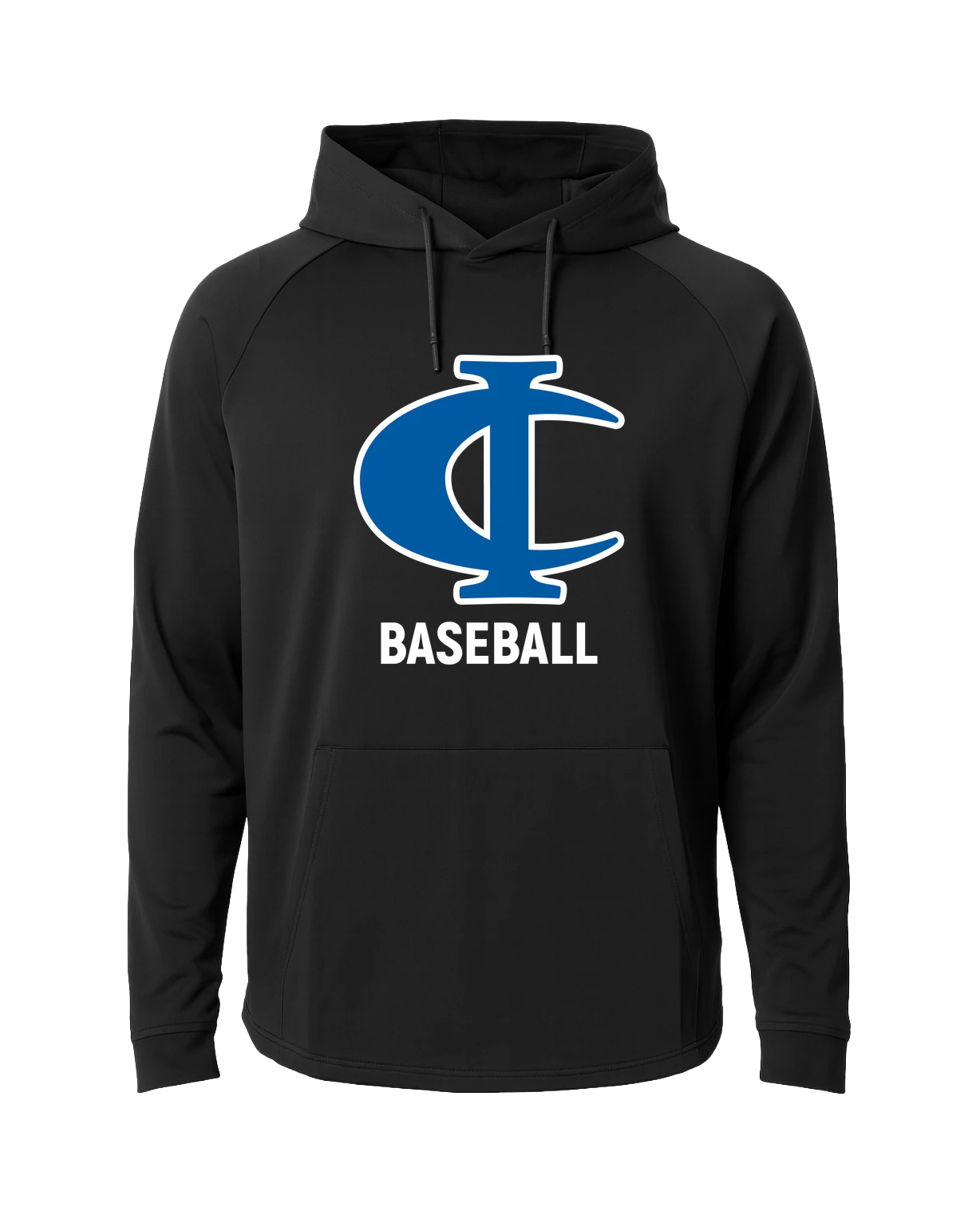 Cambridge Isanti Baseball - Black Hoodie - Full Front