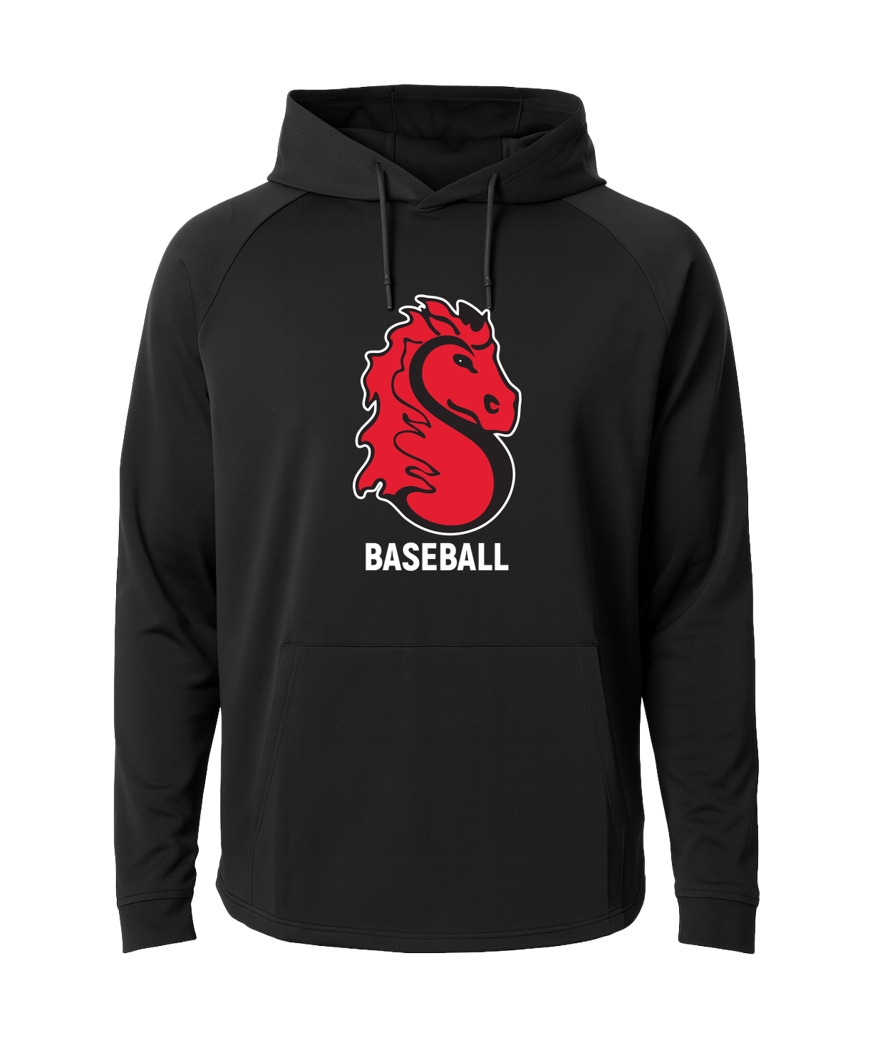 Stillwater Baseball - Black Hoodie - Full Front