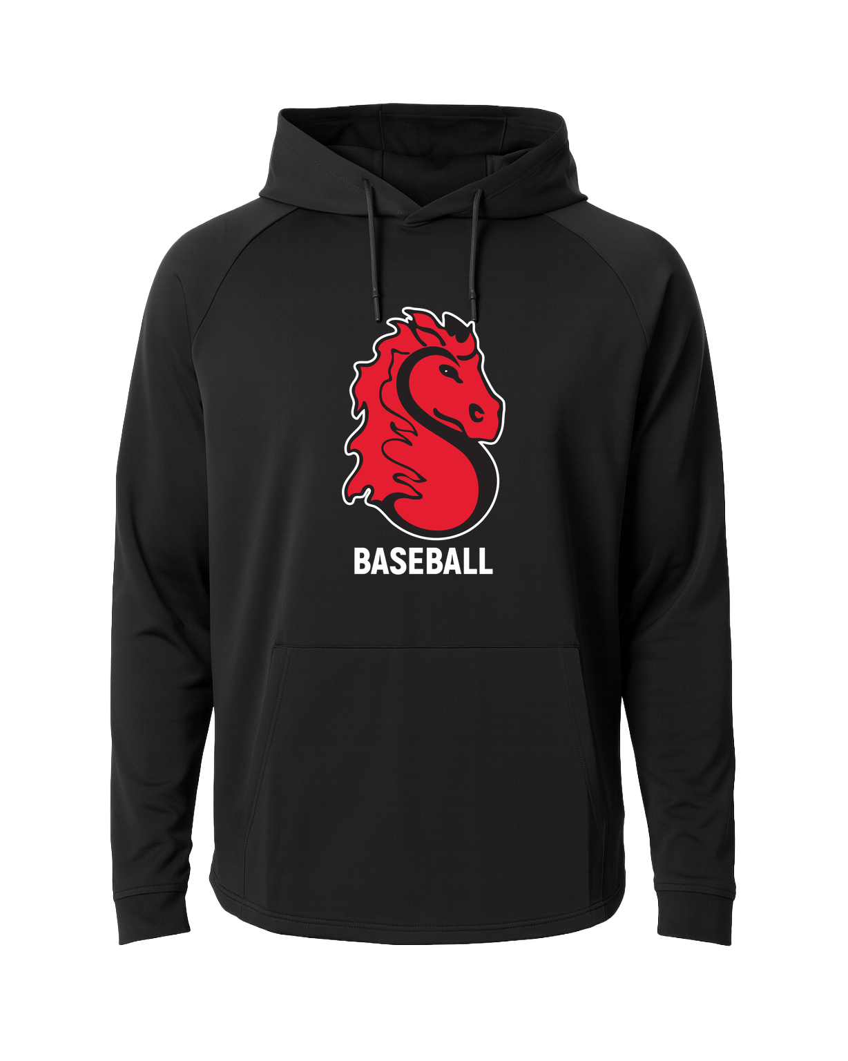 Stillwater Baseball - Black Hoodie - Full Front
