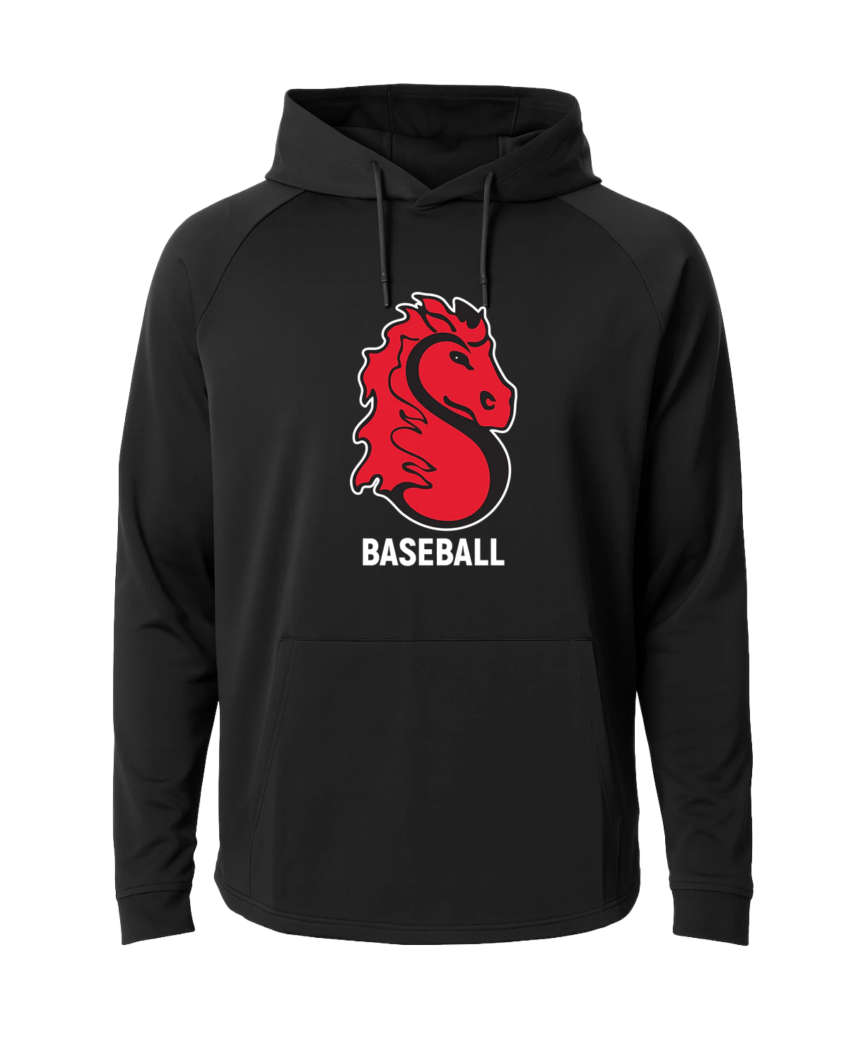 Stillwater Baseball - Black Hoodie - Full Front