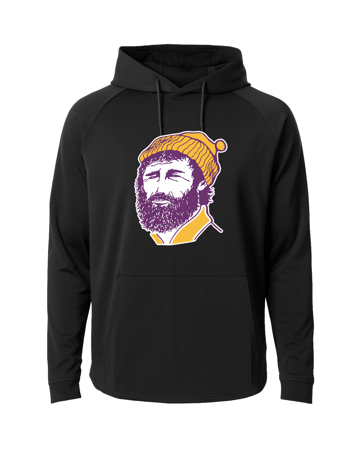 Cloquet Baseball and Softball - Black Hoodie - Full Front