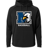New York Mills Baseball - Black Hoodie - Full Front