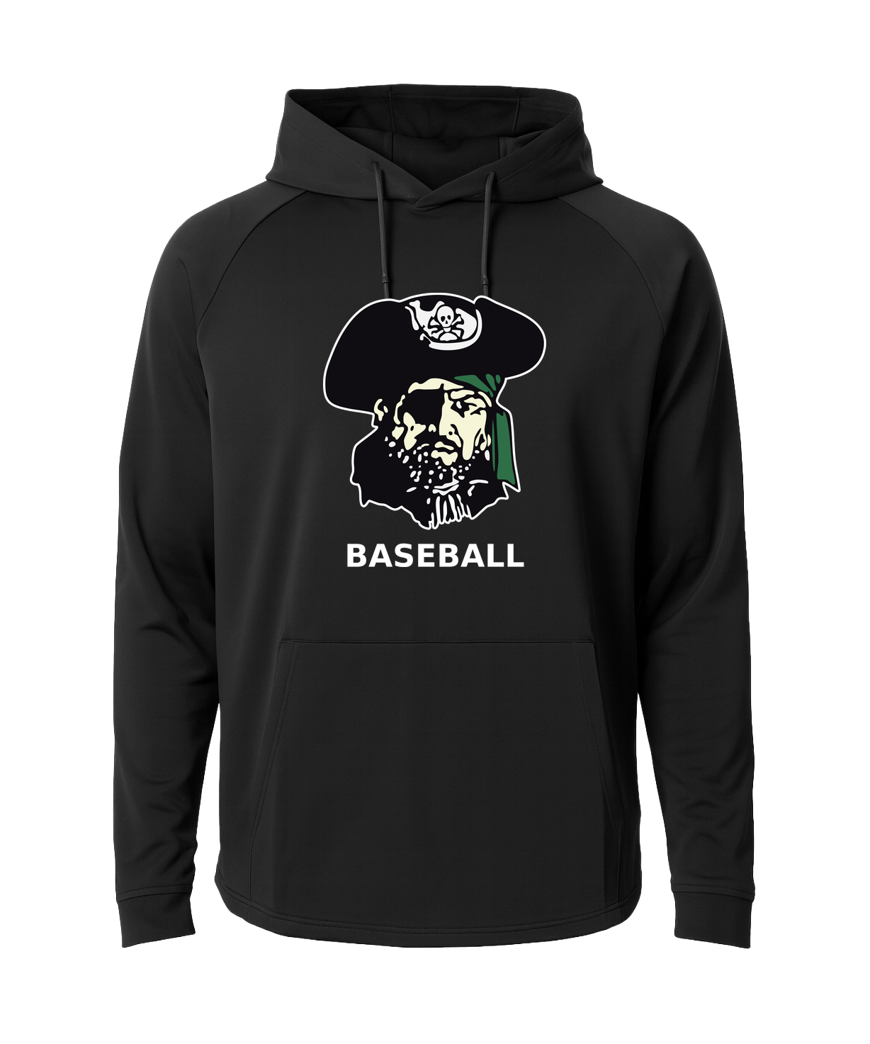 Waterville-Elysian-Morristown Baseball - Black Hoodie - Full Front