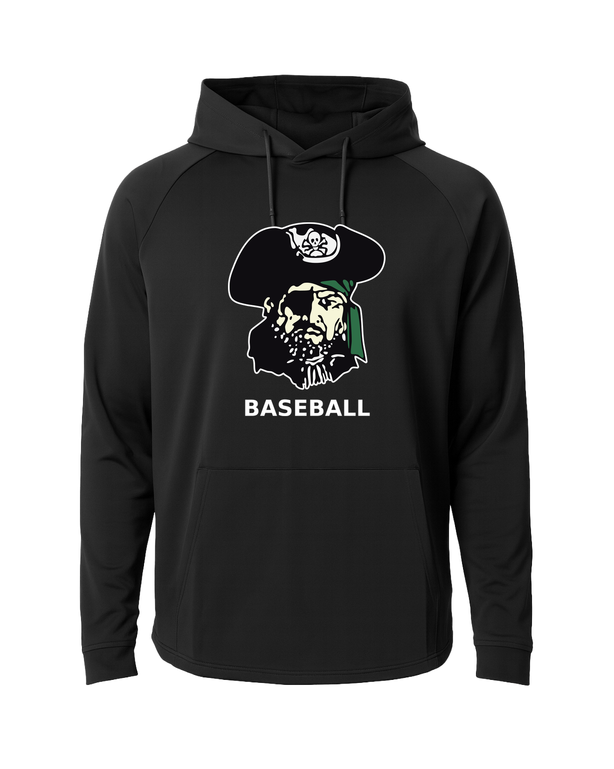 Waterville-Elysian-Morristown Baseball - Black Hoodie - Full Front