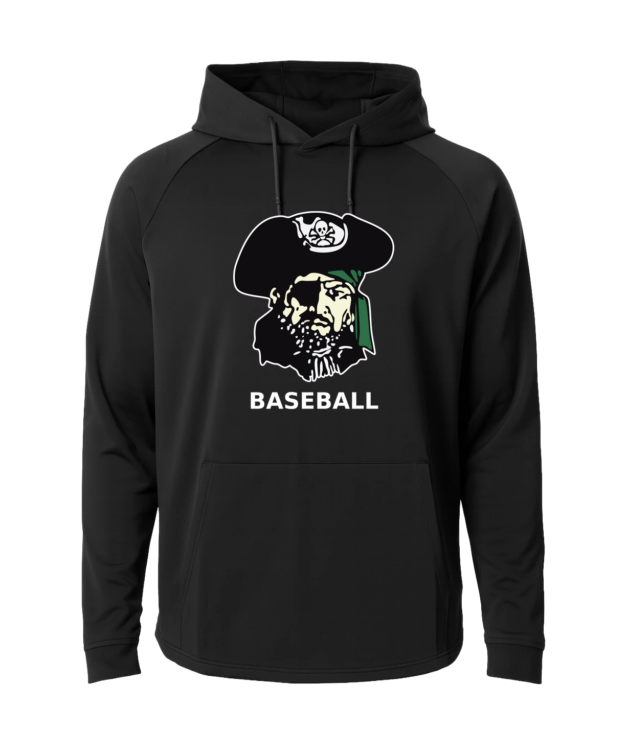 Waterville-Elysian-Morristown Baseball - Black Hoodie - Full Front