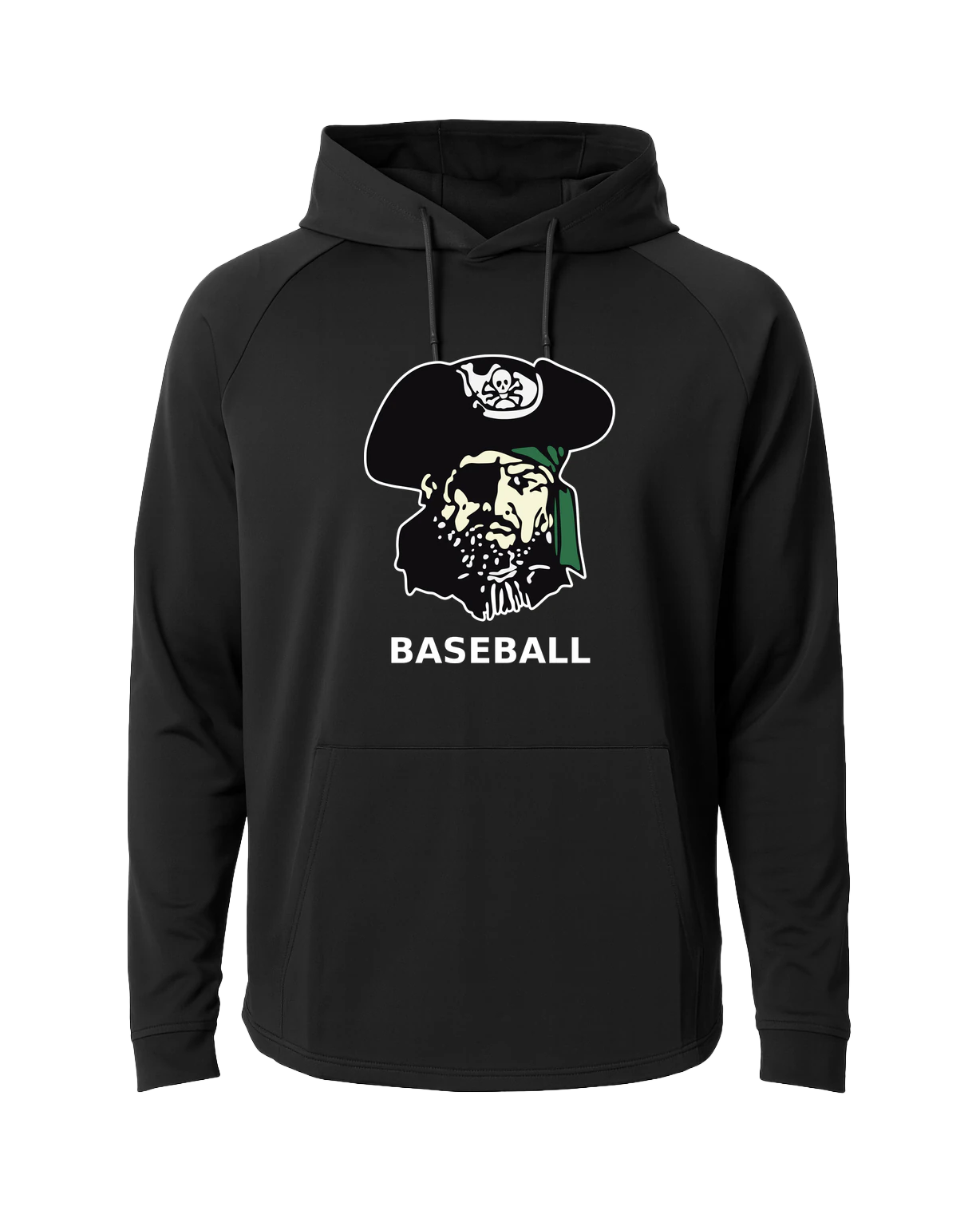 Waterville-Elysian-Morristown Baseball - Black Hoodie - Full Front
