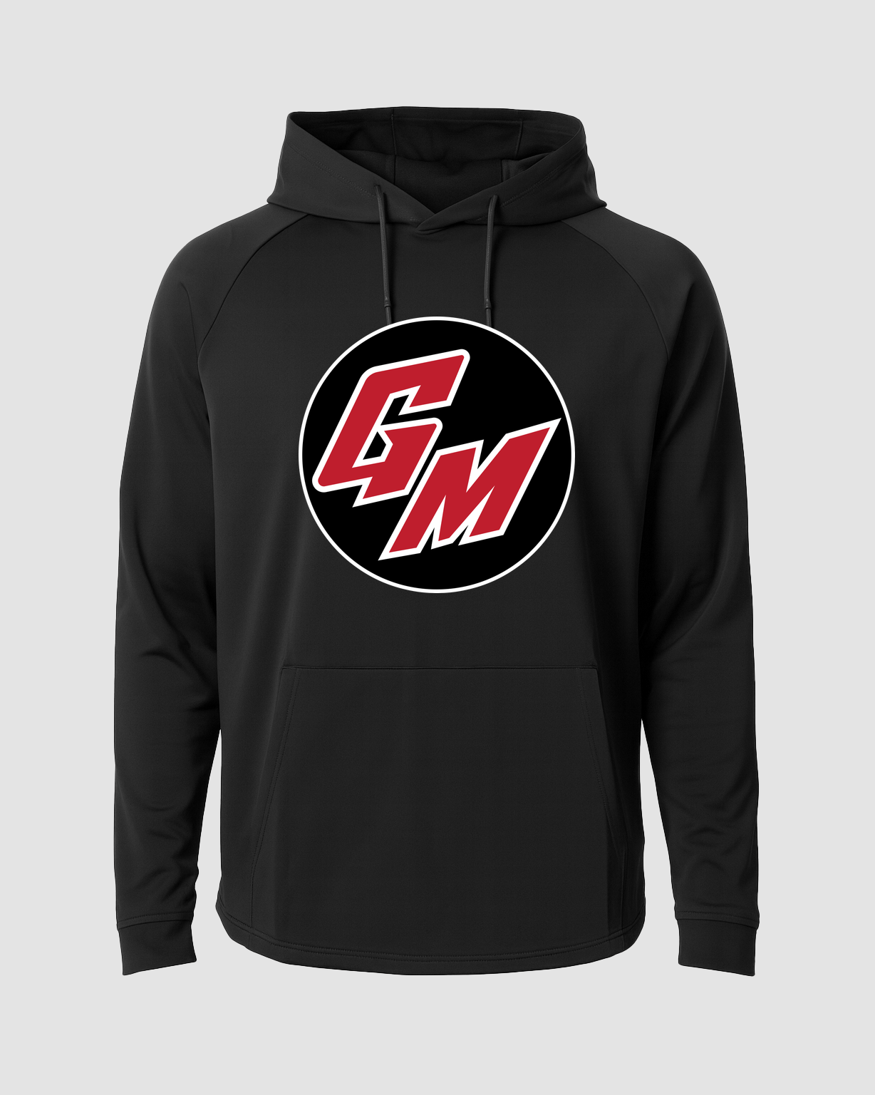 Ghostfit Sports Testing 2 - Black Hoodie - Full Front