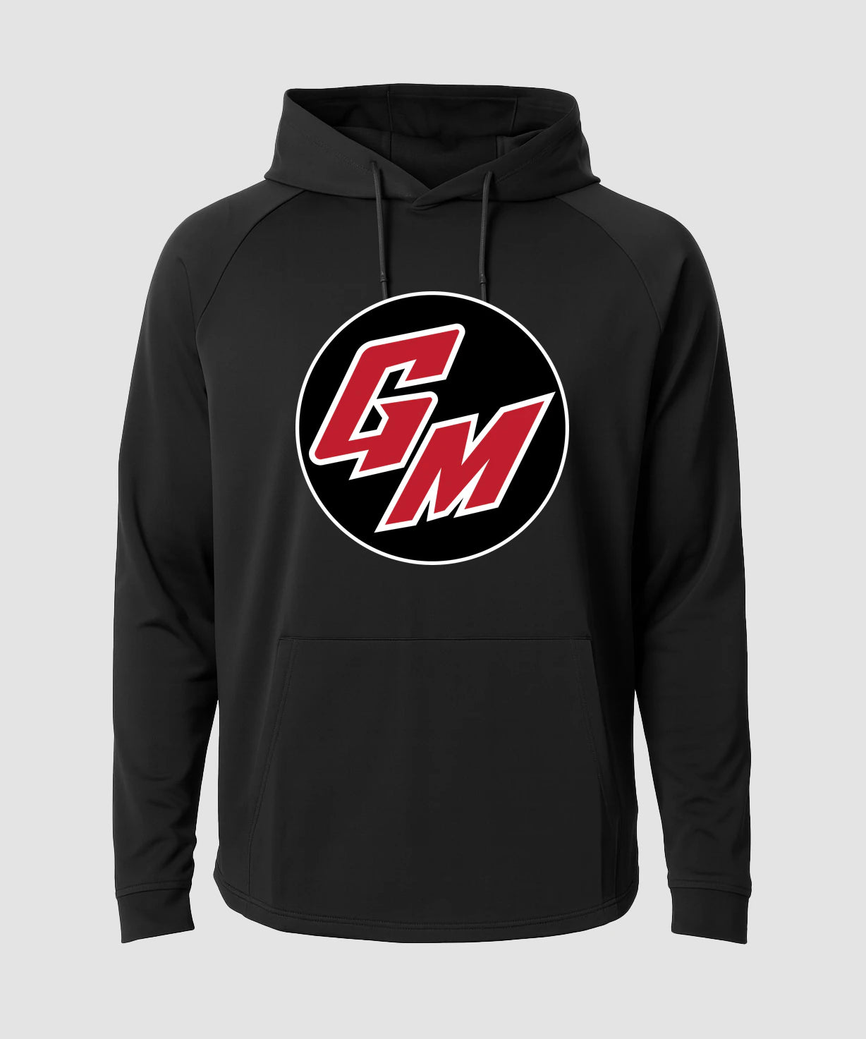 Ghostfit Sports Testing 2 - Black Hoodie - Full Front