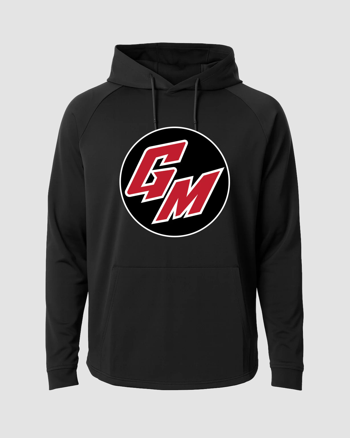 Ghostfit Sports Testing 2 - Black Hoodie - Full Front