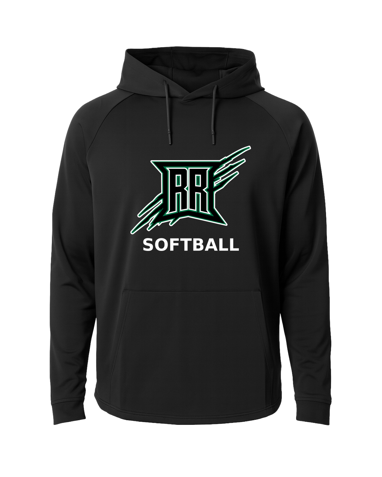 Rock Ridge Softball - Black Hoodie - Full Front