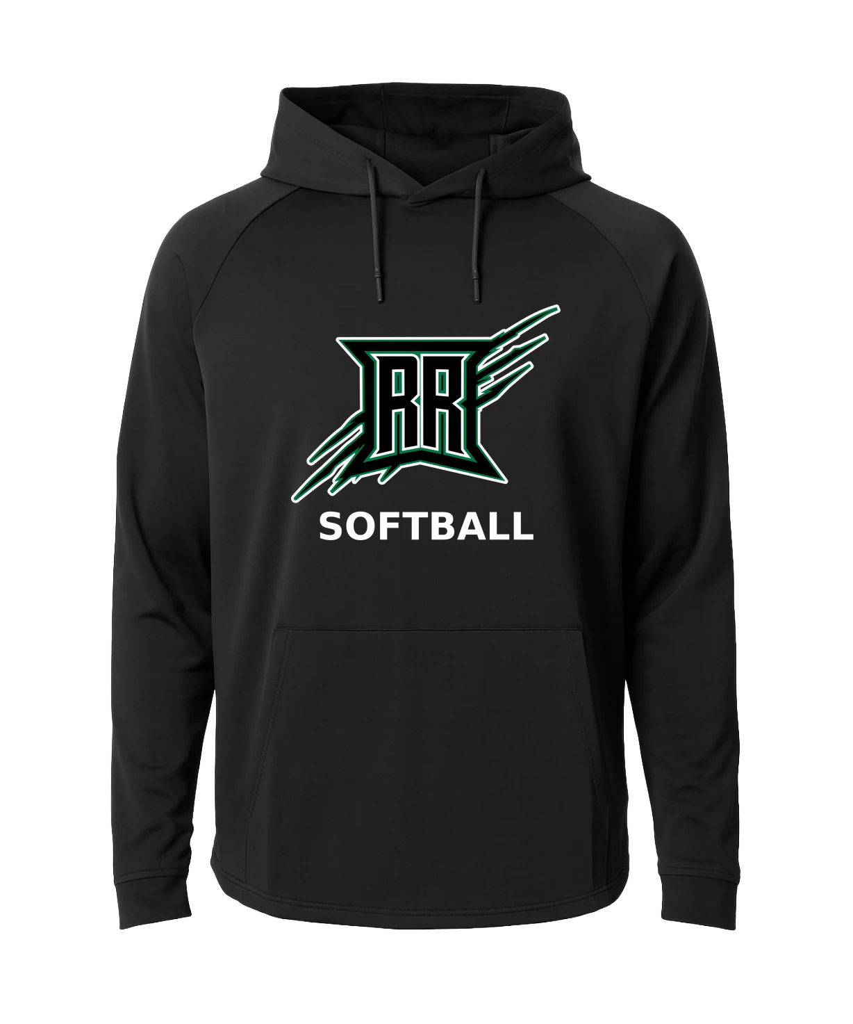Rock Ridge Softball - Black Hoodie - Full Front