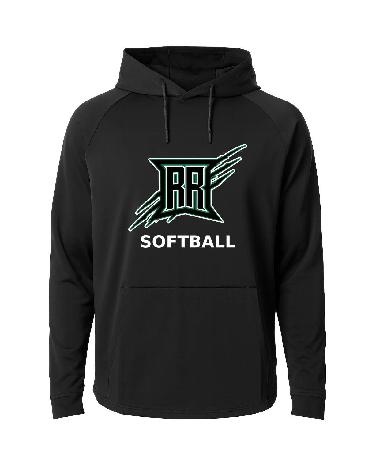 Rock Ridge Softball - Black Hoodie - Full Front