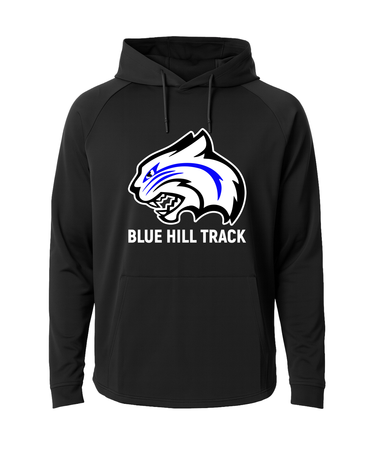 Blue Hill High School - Black Hoodie - Full Front