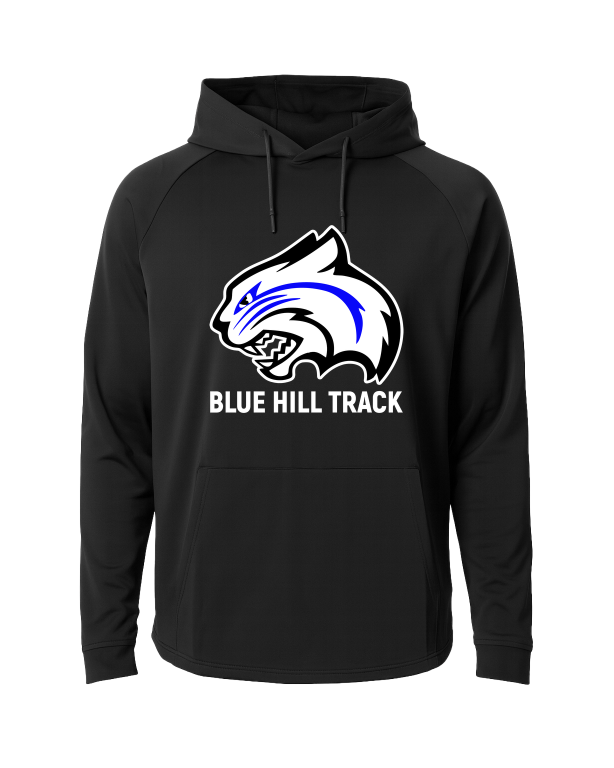Blue Hill High School - Black Hoodie - Full Front