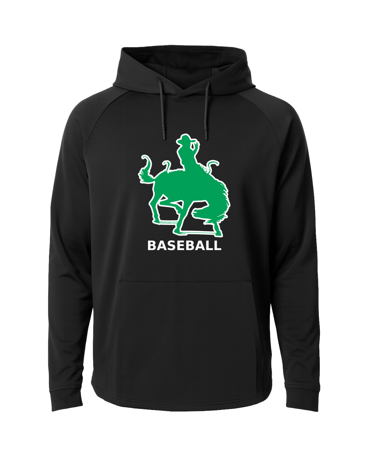Breckenridge Baseball - Black Hoodie - Full Front