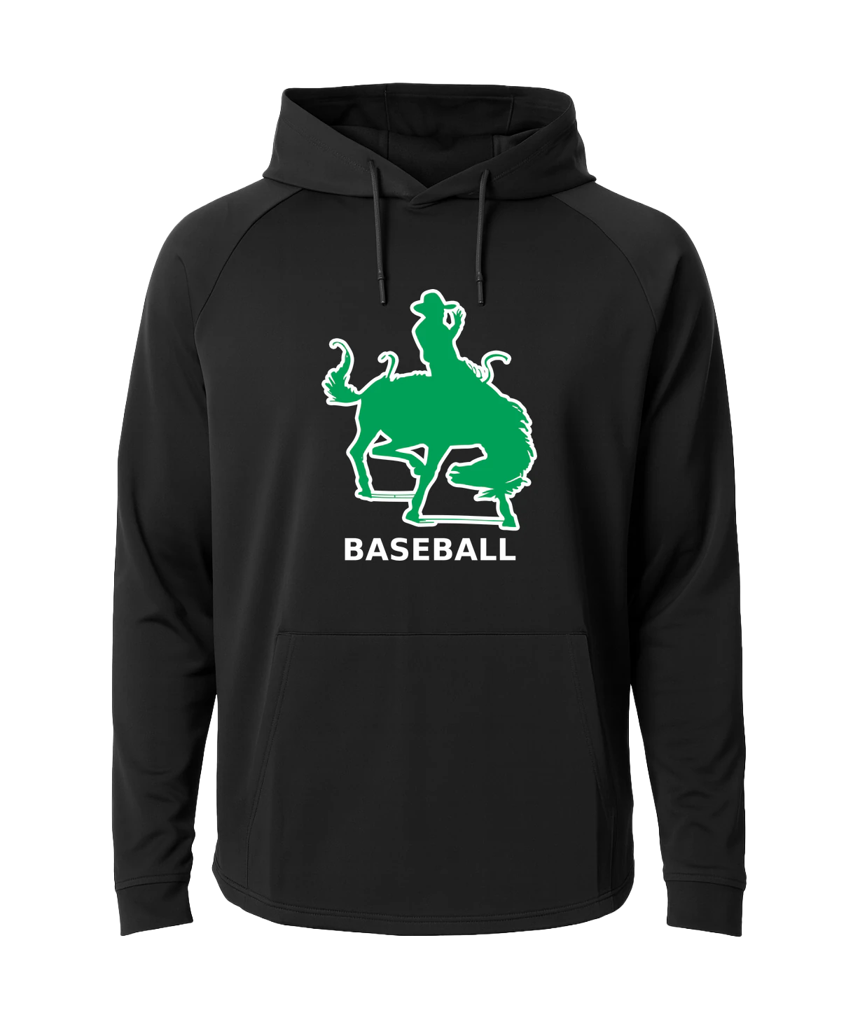 Breckenridge Baseball - Black Hoodie - Full Front