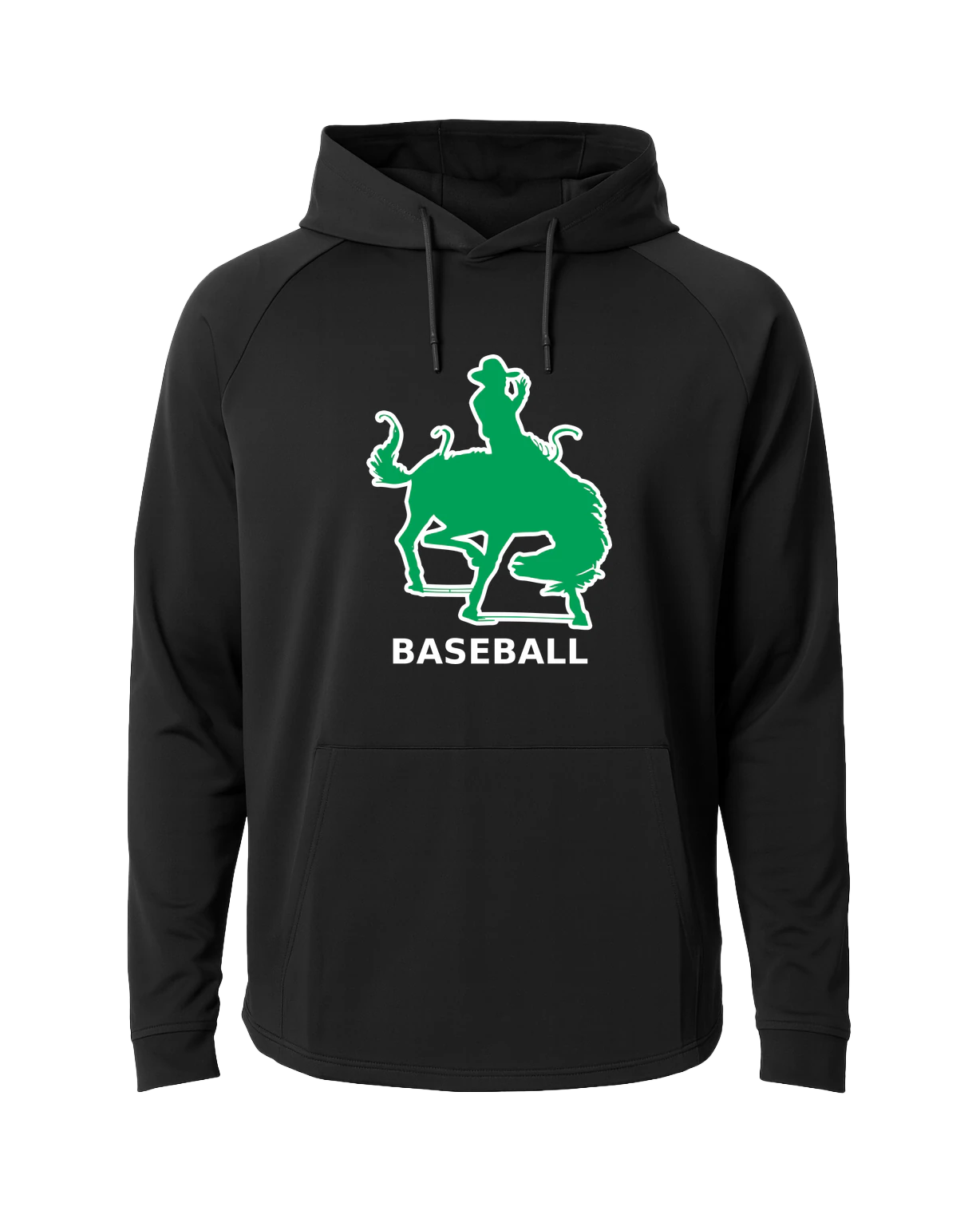 Breckenridge Baseball - Black Hoodie - Full Front