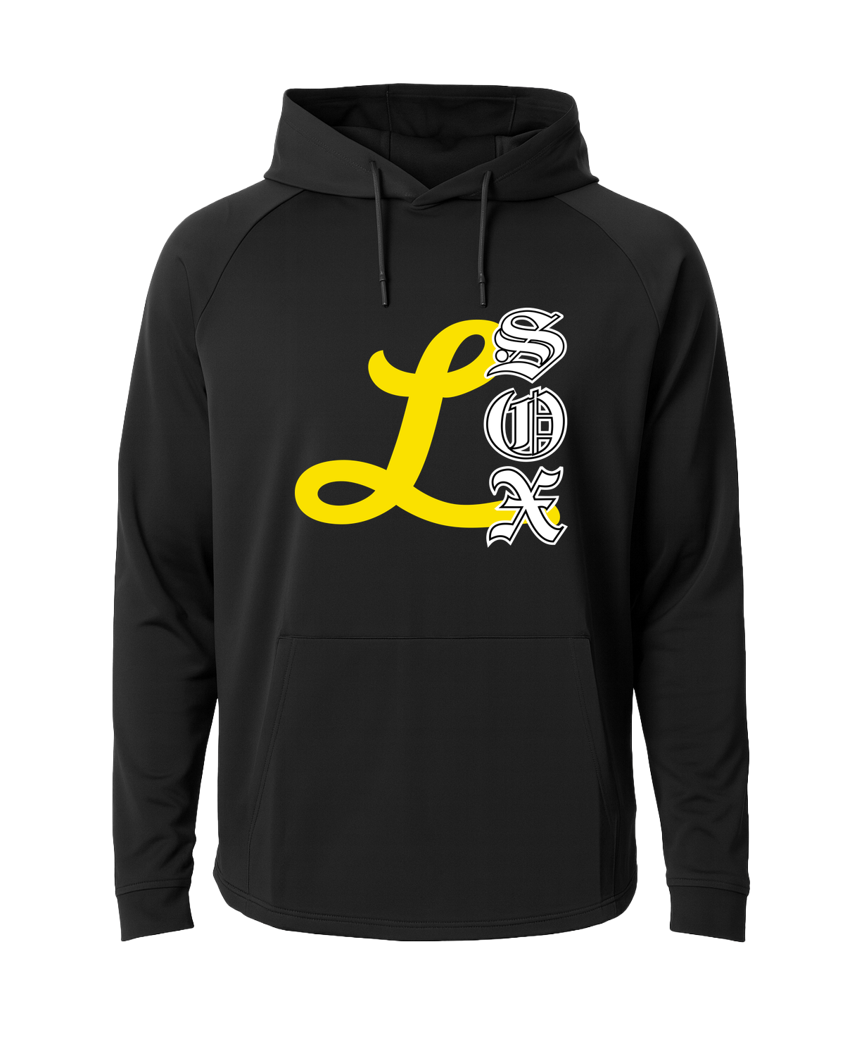 Lamberton LongSox Baseball - Black Hoodie - Full Front