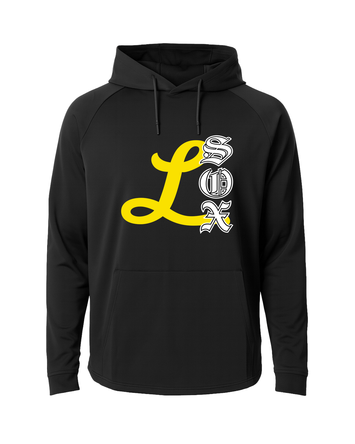 Lamberton LongSox Baseball - Black Hoodie - Full Front