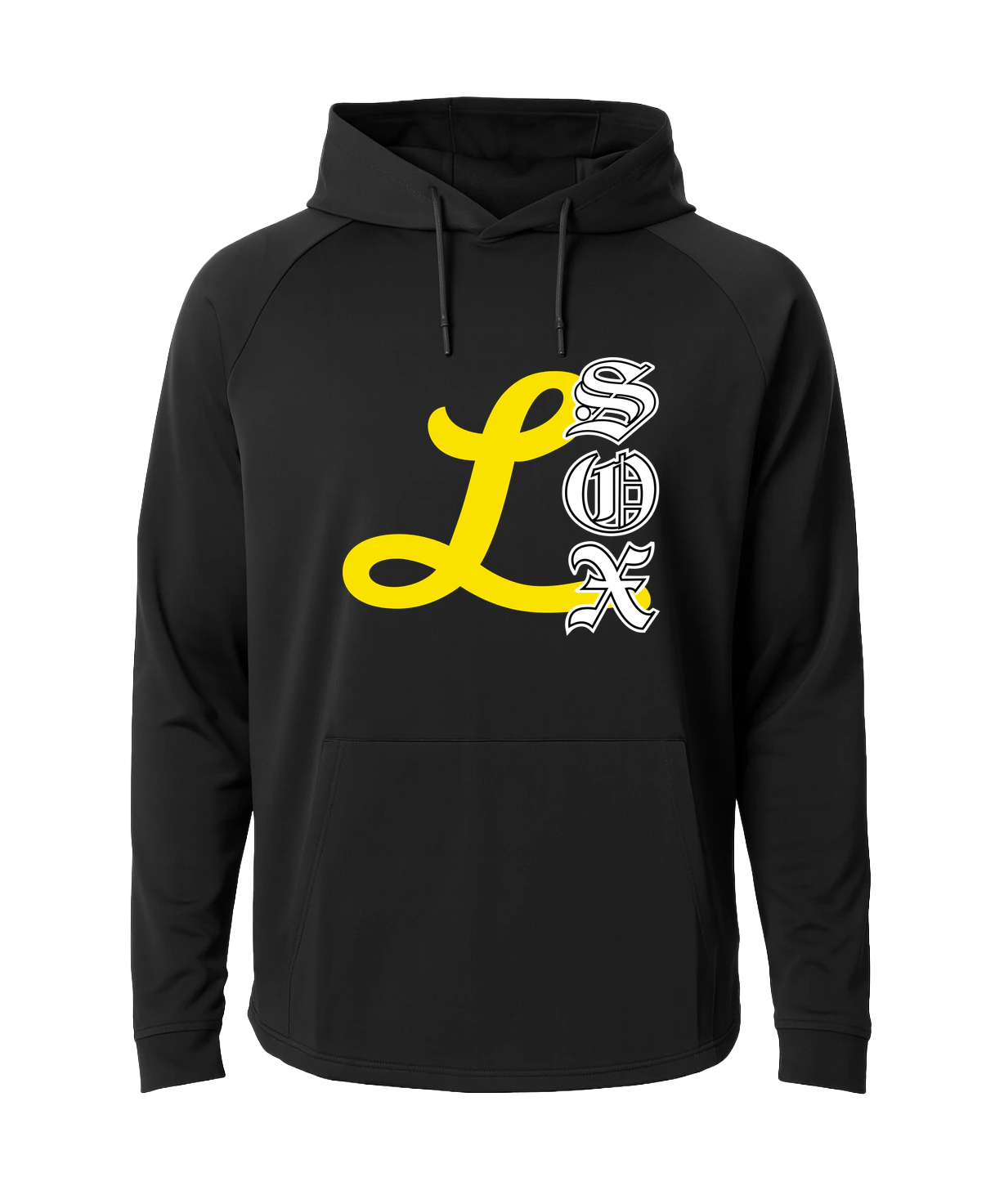 Lamberton LongSox Baseball - Black Hoodie - Full Front