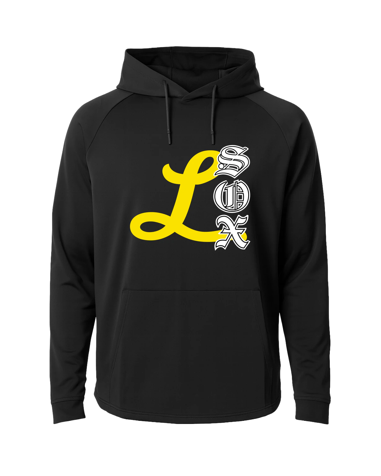 Lamberton LongSox Baseball - Black Hoodie - Full Front